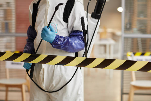 Professional Infectious Disease Decontamination technician working in Woodbridge, VA